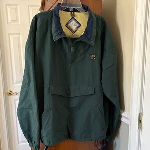 *Gear For Sports Dark Green Half-Zip Windbreaker Pullover Rain Jacket Sports
